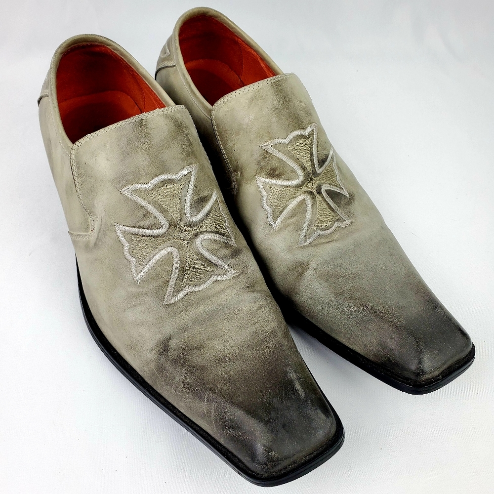 Robert Wayne Cowboy Dress Shoes Mens 8
